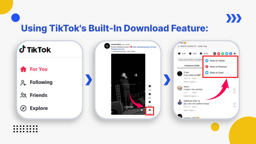 download tiktok video flowchart to using the tiktok app