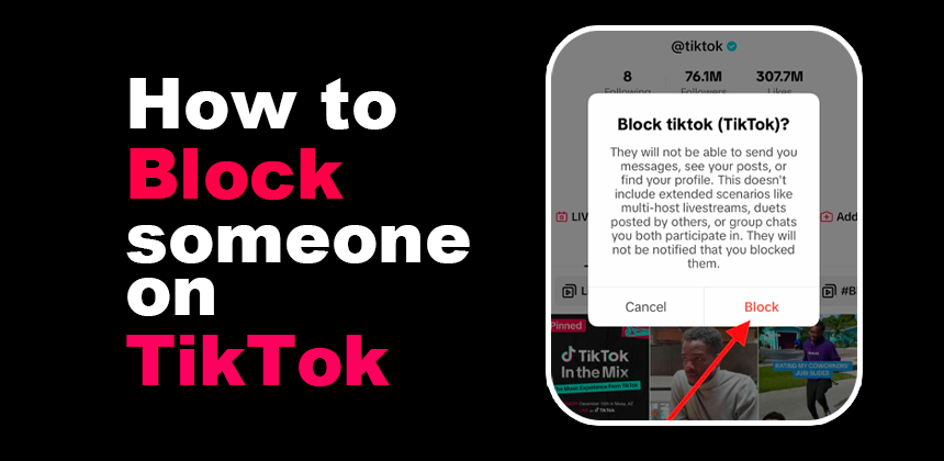 How to block someone on tiktok