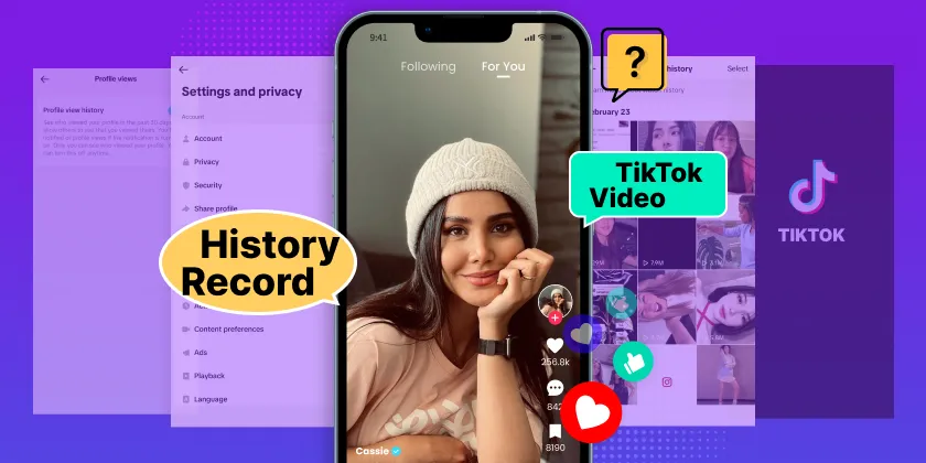 Check Watch History on TikTok